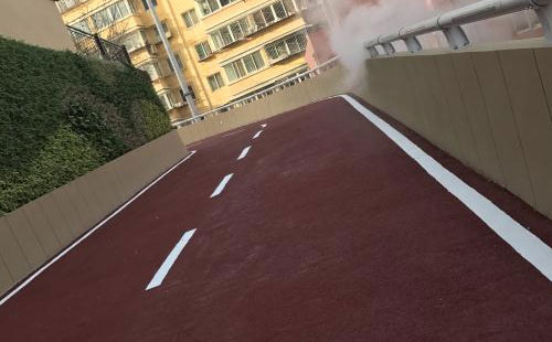 文殊镇彩色路面